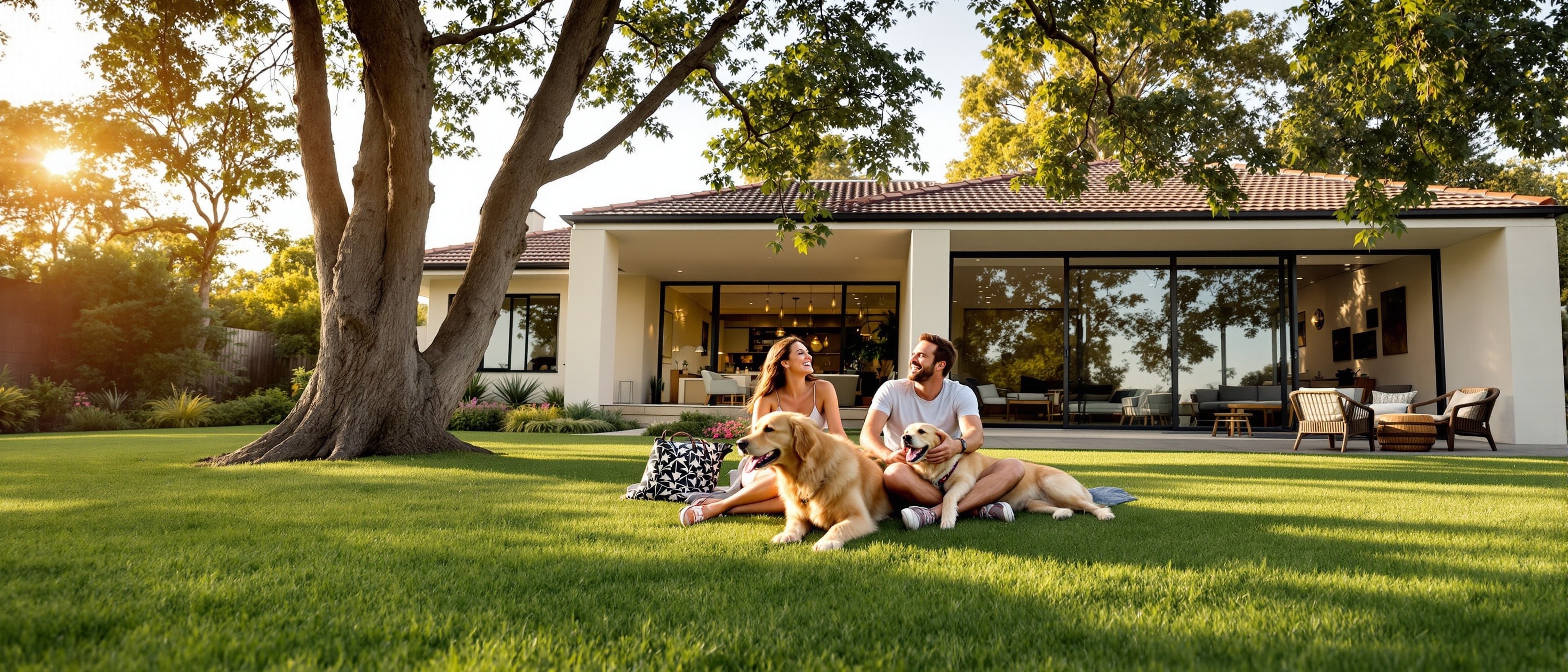 Lottery winner celebrating at home